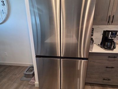 Samsung Bespoke 36 in. 23 cu. ft. Counter Depth 4-Door Flex French Door Refrigerator w/ Beverage Center