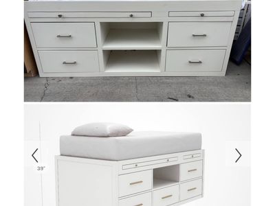 Dupe Of PBT Cleary Twin Captains Bed