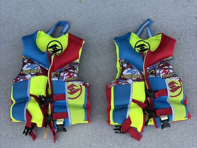 Hyperlite Infant/Child Life Vest (2-pack) - USCG Approved, Multi-color