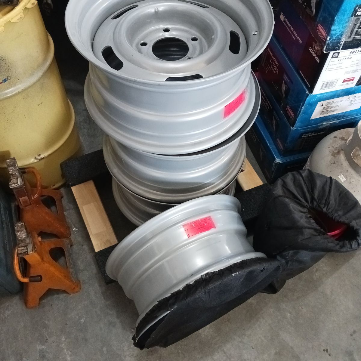 brand new chevy rally wheels