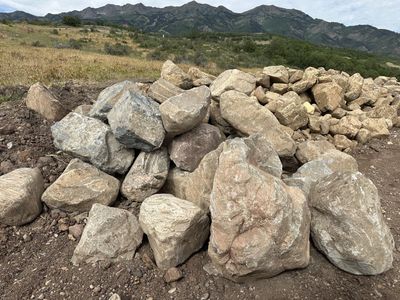 Boulders in Morgan UT - $65 per ton.