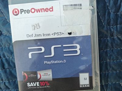 Def Jam Icon - PlayStation 3 (PS3) - PreOwned - EA Sports, M-Rated