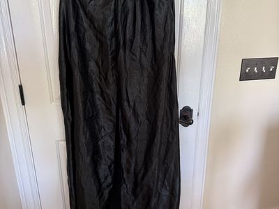 Long black cape with collar one size fits most Velcro front Dracula?
