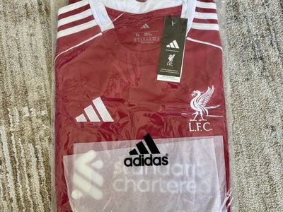 Adidas Liverpool FC 2025/2026 Home Jersey Men's XL Red AEROREADY Soccer Football Shirt New with Tags