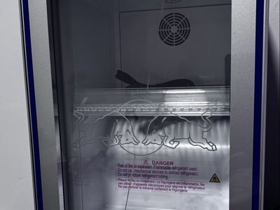 Brand New/Unused Red Bull Commercial Display Fridge – Protective Film Still On.