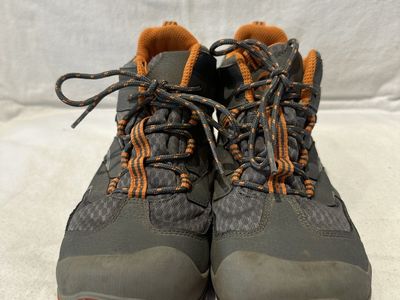 Merrell youth size 4 chameleon 7 waterproof gray/orange hiking shoes