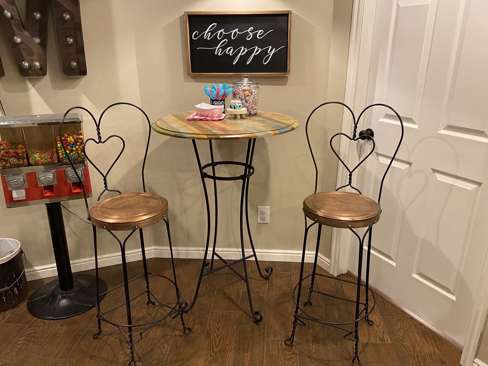 Bar Table And Stools- Beach Vibe