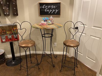 Bar Table And Stools- Beach Vibe