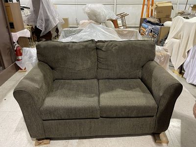 Fabric Wall Street Love Seat