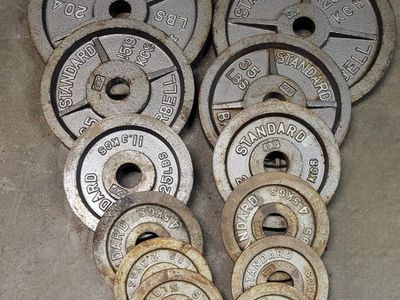 Olympic weights 250 pounds