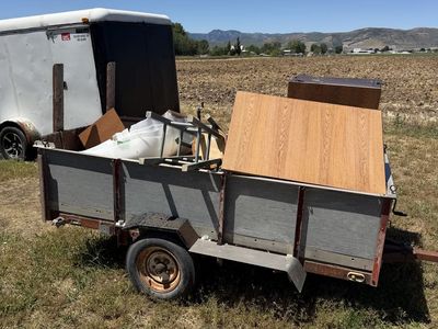 4x8 tilt trailer.
