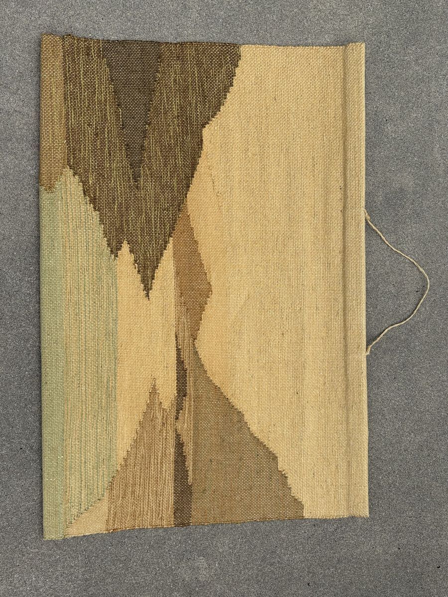 Beautiful handwoven Kilim flat-weave tapestry wall hanging Mid Centuey Modern MCM