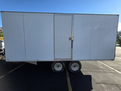1997 Aluminum Deck Over Tandem Axle Snowmobile Trailer for 2 to 3 sleds