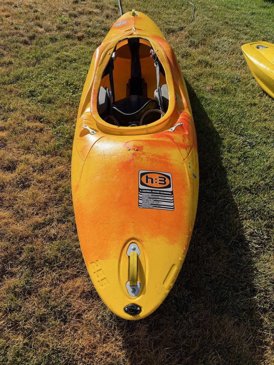 Pyranha H:3 255 Whitewater Kayak - Yellow/Orange