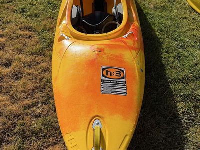 Pyranha H:3 255 Whitewater Kayak - Yellow/Orange