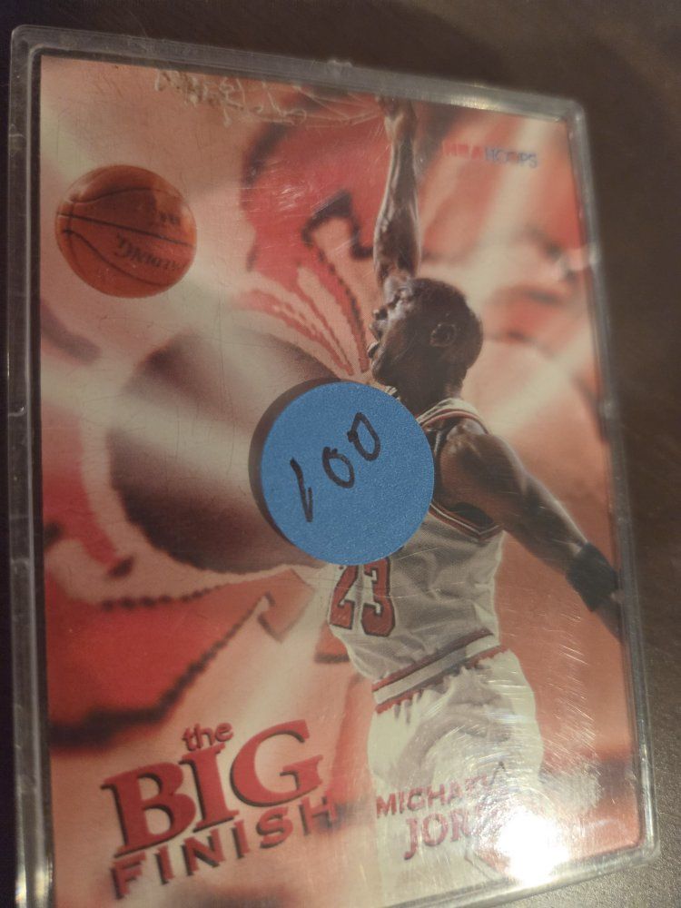 1994-95 Fleer NBA Hoops The Big Finish Michael Jordan #BF1 Chicago Bulls Card new