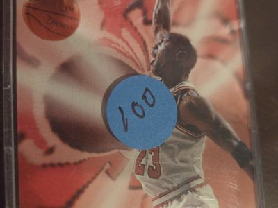 1994-95 Fleer NBA Hoops The Big Finish Michael Jordan #BF1 Chicago Bulls Card new