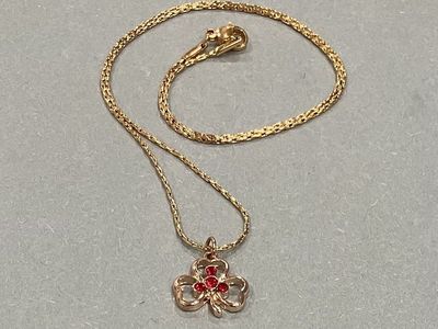 Minimalist Style Shamrock Clover Pendant