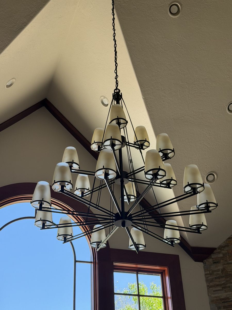 24 light chandelier for $100