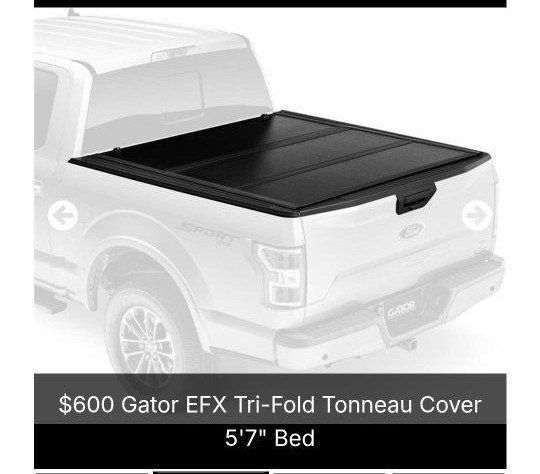 Gator EFX Tri-Fold Hard Tonneau Cover 5'7" Bed