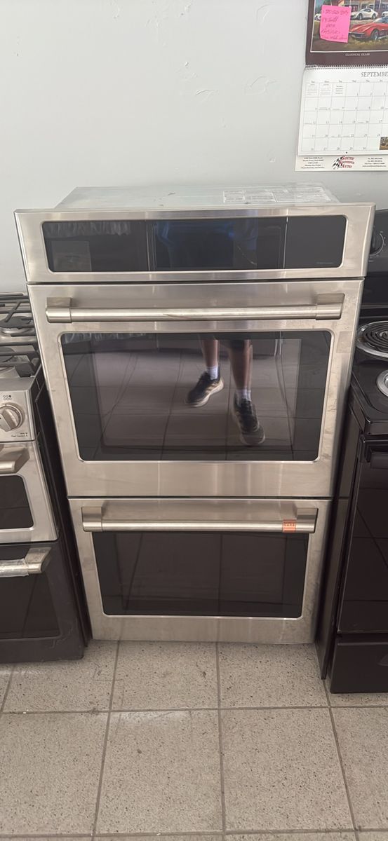 Cafe Double Wall Oven Stainless Steel Electric
