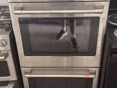 Cafe Double Wall Oven Stainless Steel Electric