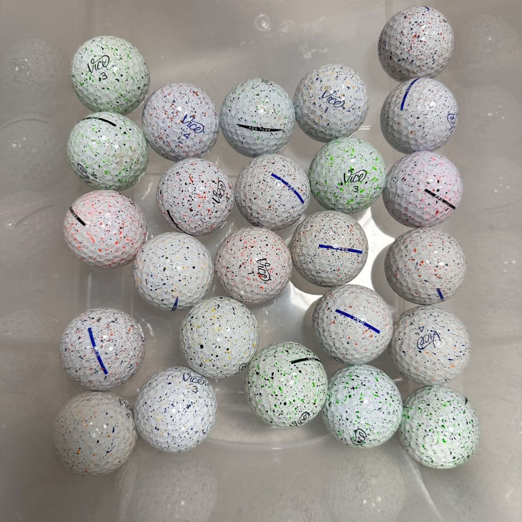 Vice Pro Paint Splatter Golf Balls