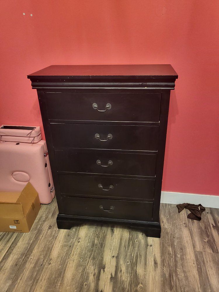 black dresser