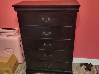 black dresser