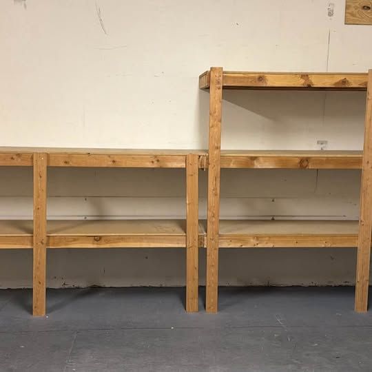 Home Built Shelves and Workbenches