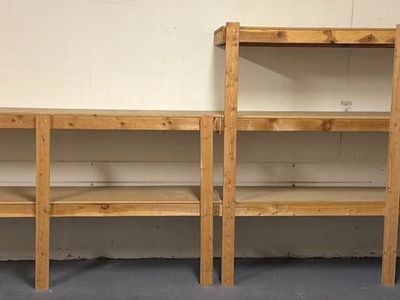 Home Built Shelves and Workbenches