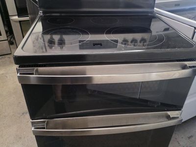 ge double oven electric stove