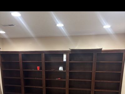 Large Dark Wood book Shelving for Home Office or Library