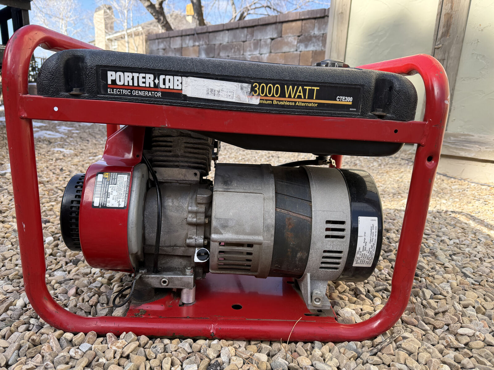 Portal Cable 3000 Watt Generator