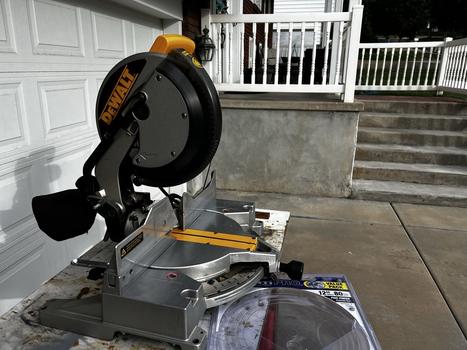 Dewalt 12-Inch Miter Saw with Avanti Pro Fine Finish Blade