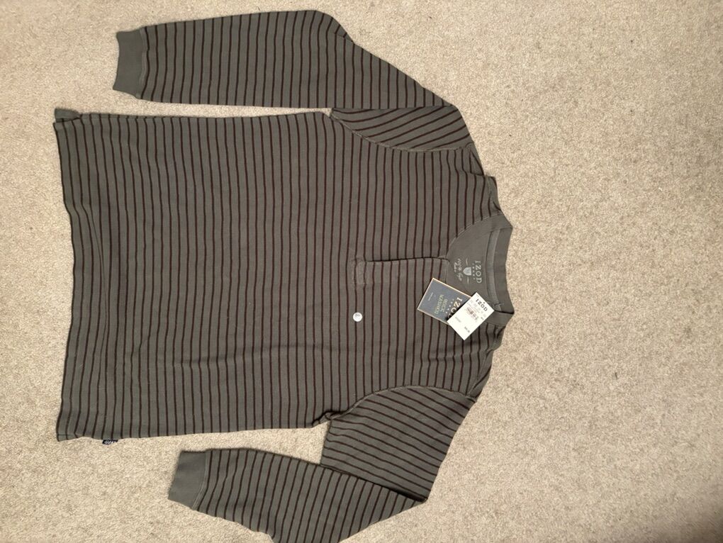 IZOD Jeans Long sleeve Stripe Shirt