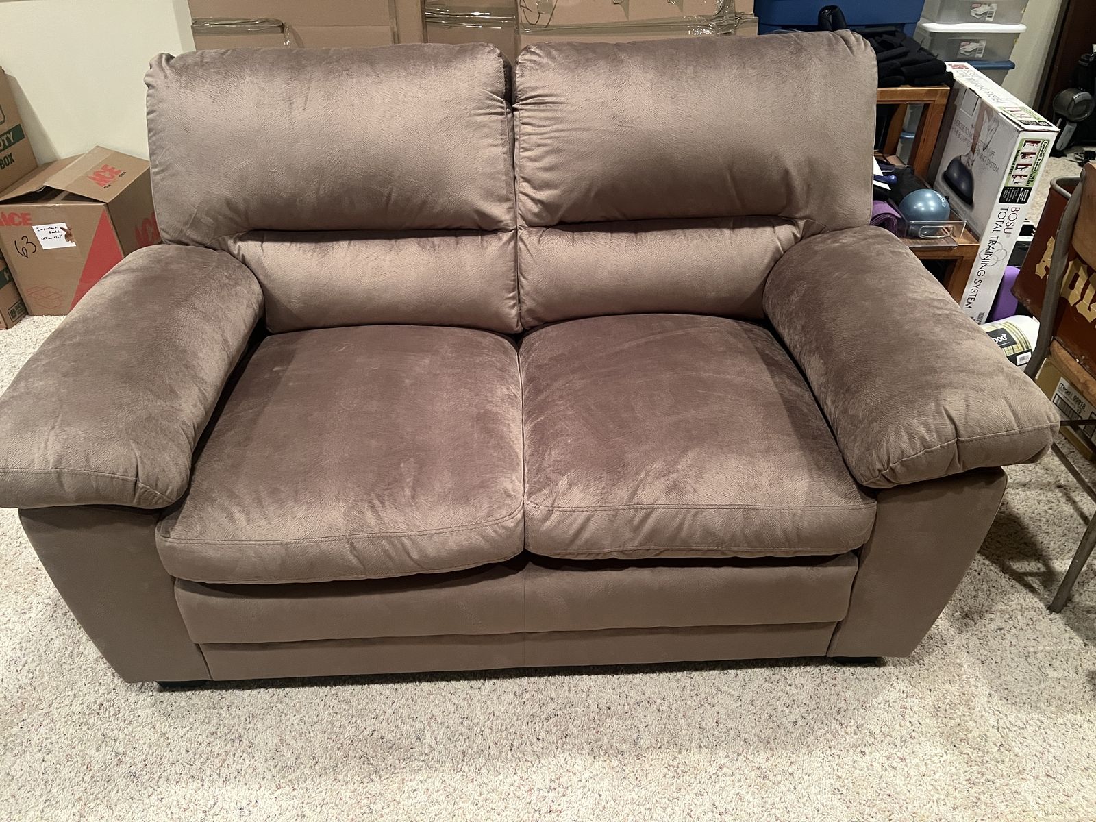 Microfiber Loveseat
