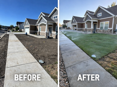 Sprinkler Installation | Sod Installation | Landscape Design | Concrete Curbing | Pavers