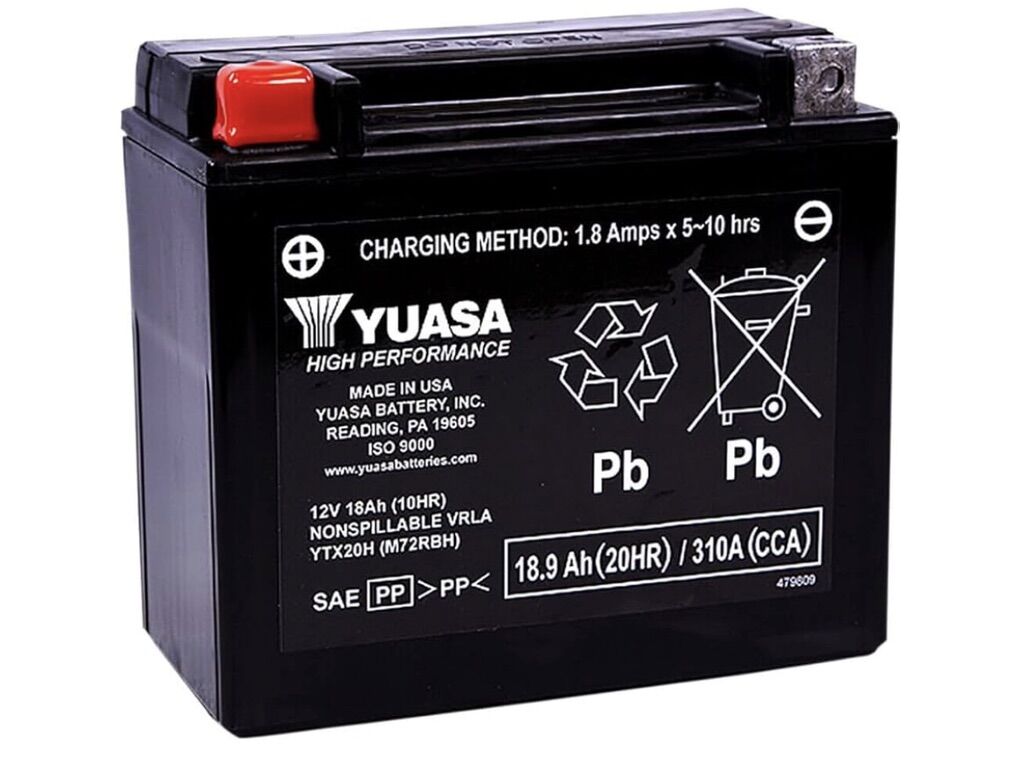 NEW! Yuasa YTX20H AGM Battery