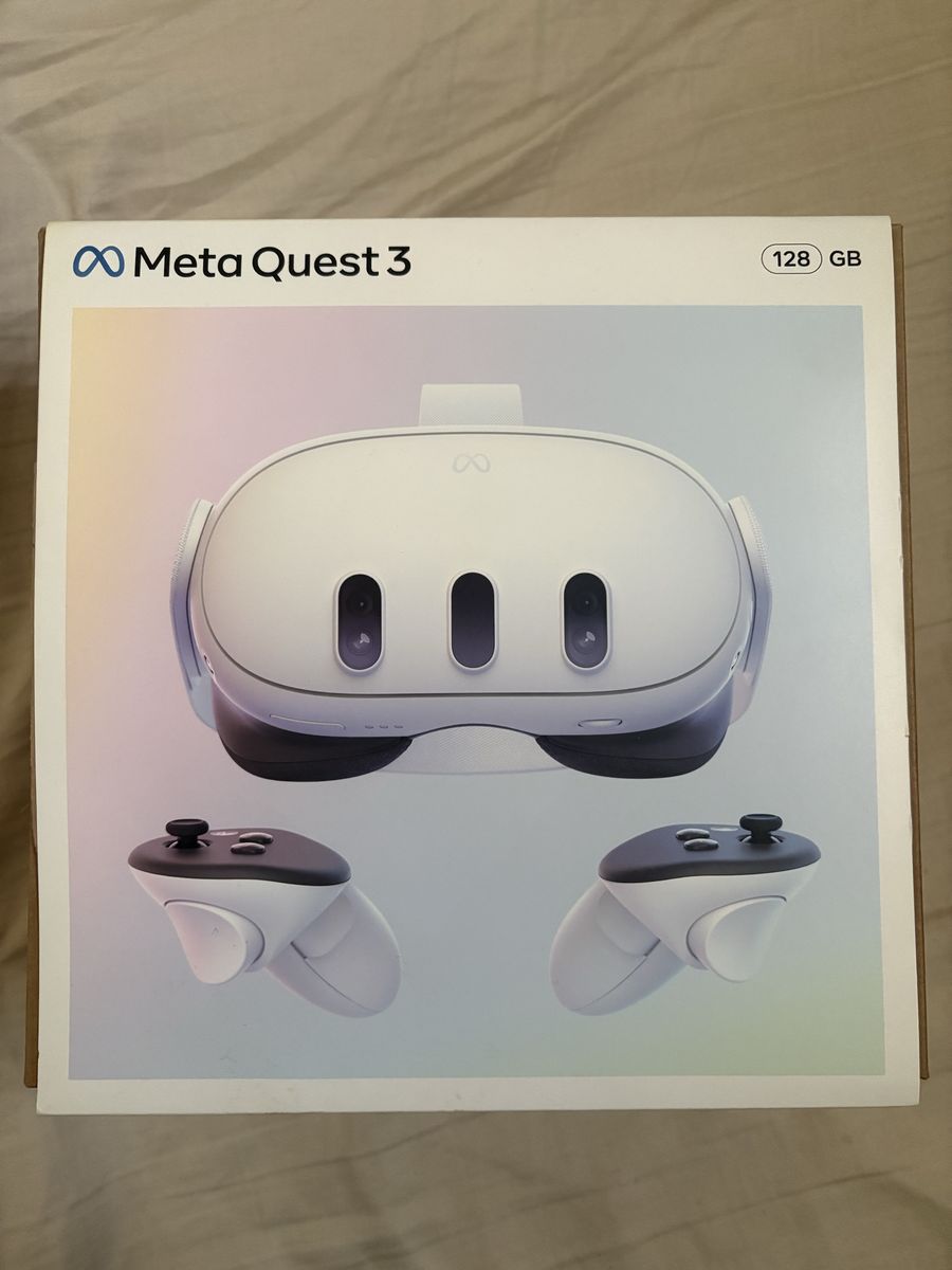 Meta Quest 3 VR Headset and Controllers