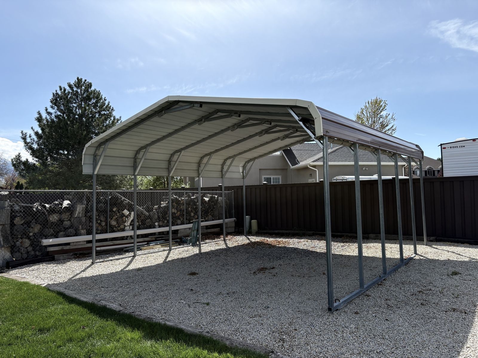 Heavy Duty Carport / Awning / RV Cover 20'x20'