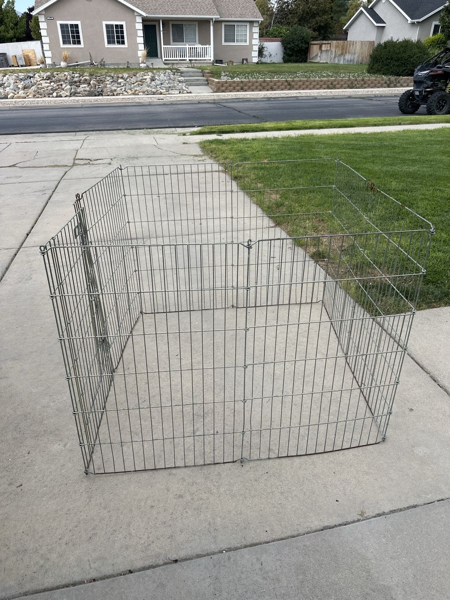 Metal Wire Pet Playpen Exercise Pen with Gate