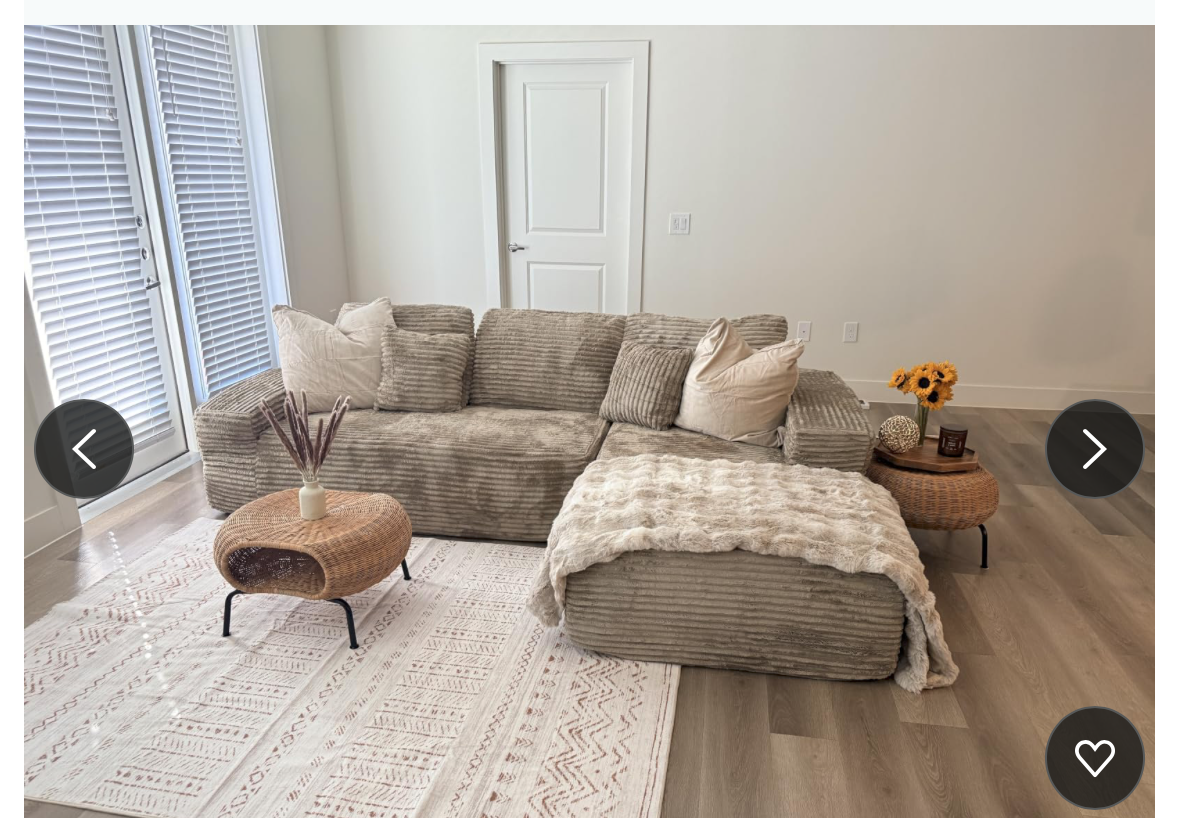Boneless Modular Sofa AUGOP 108"