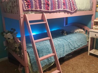 Pink Twin Bunk Bed Frame