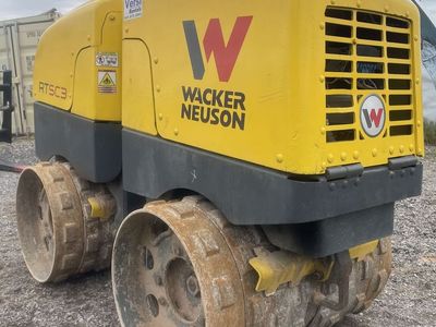2019 Wacker Neuson RTSC3 Trench Roller 32" Remote Compactor 331 Hrs WARRANTY (id.3388)