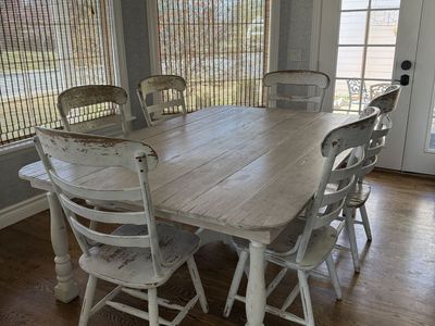 Table and chairs