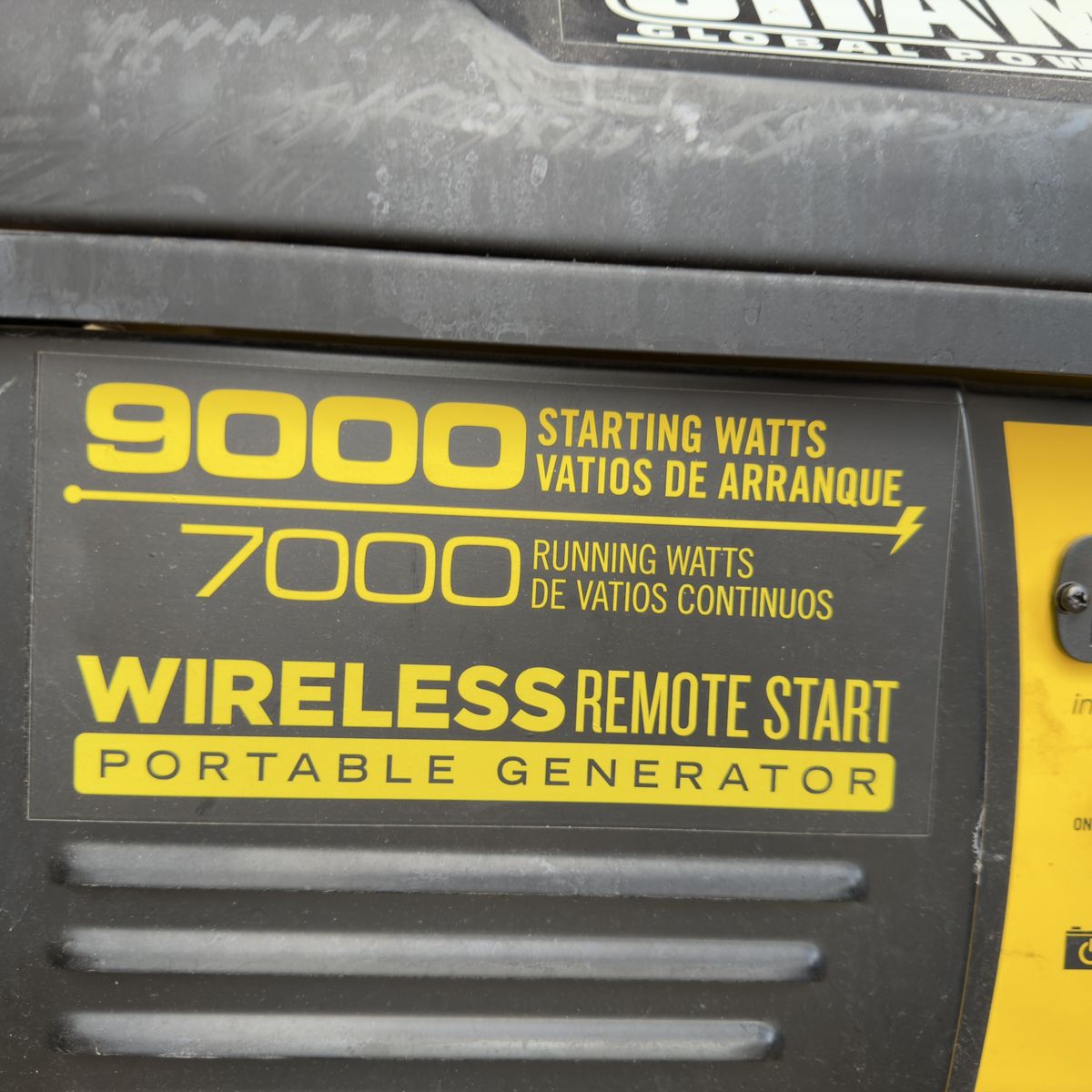 Champion 9000/7000W Wireless Remote Start Portable Generator