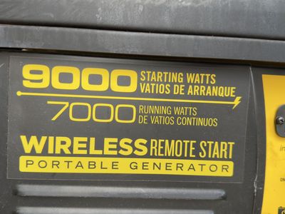 Champion 9000/7000W Wireless Remote Start Portable Generator
