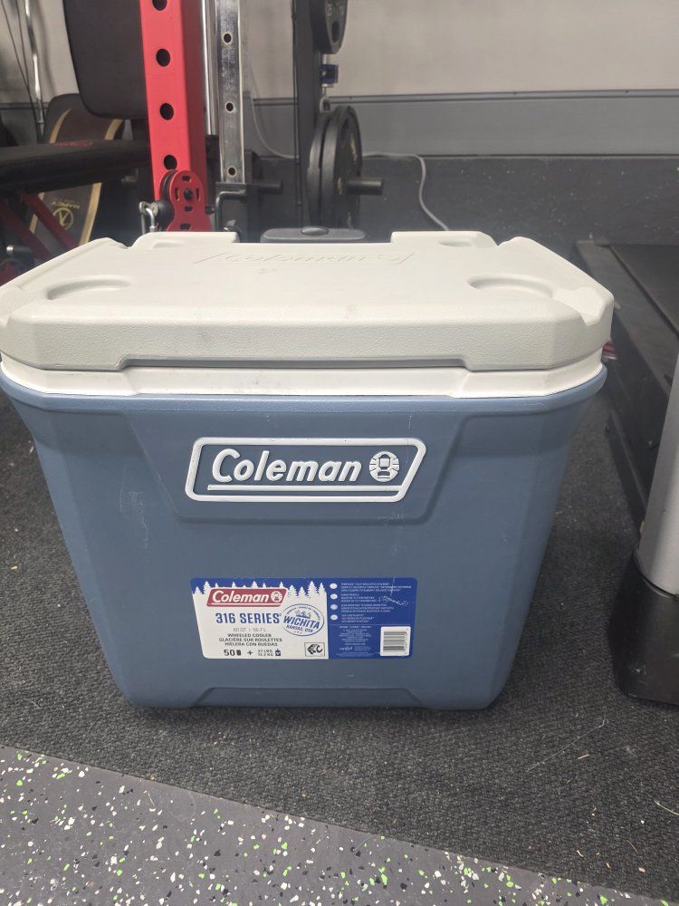 Coleman Cooler 60 QT wheels