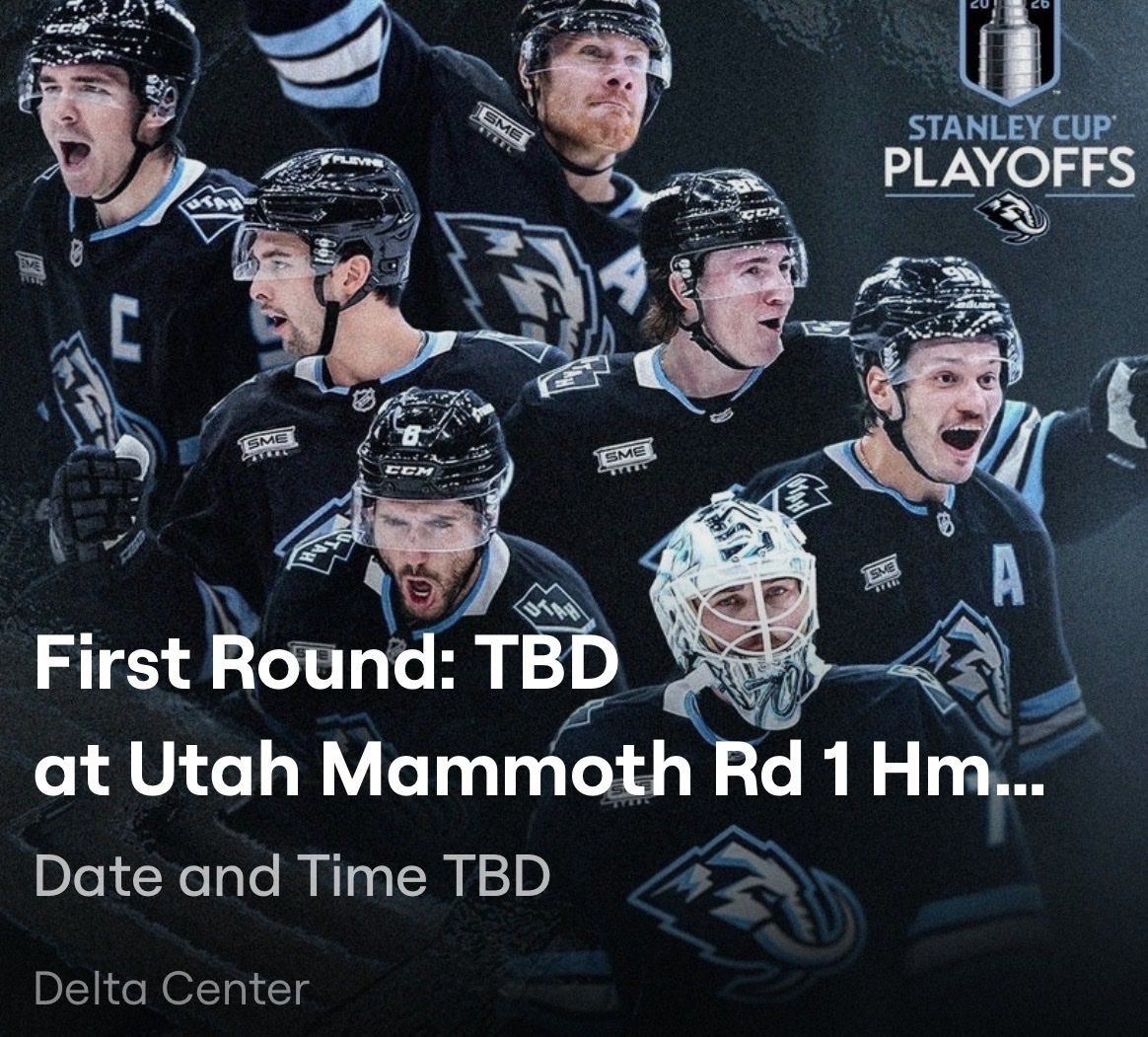 Utah Mammoth Hockey - PLAYOFFS Game 1st Hm
